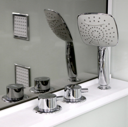 Душевая кабина Grossman GR141 100х100 четверть круга с крышей ориентация универсальная